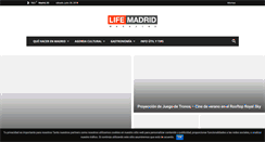 Desktop Screenshot of lifemadrid.com