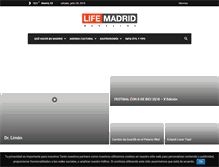 Tablet Screenshot of lifemadrid.com